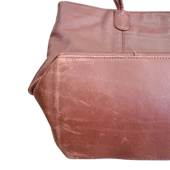 COACH Rare vintage large brown tote with zipper closure - Picture 8 of 16